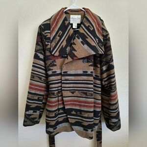 American Rag Pea Coat Southwestern Cowgirl Jacket Plus Sz 3x